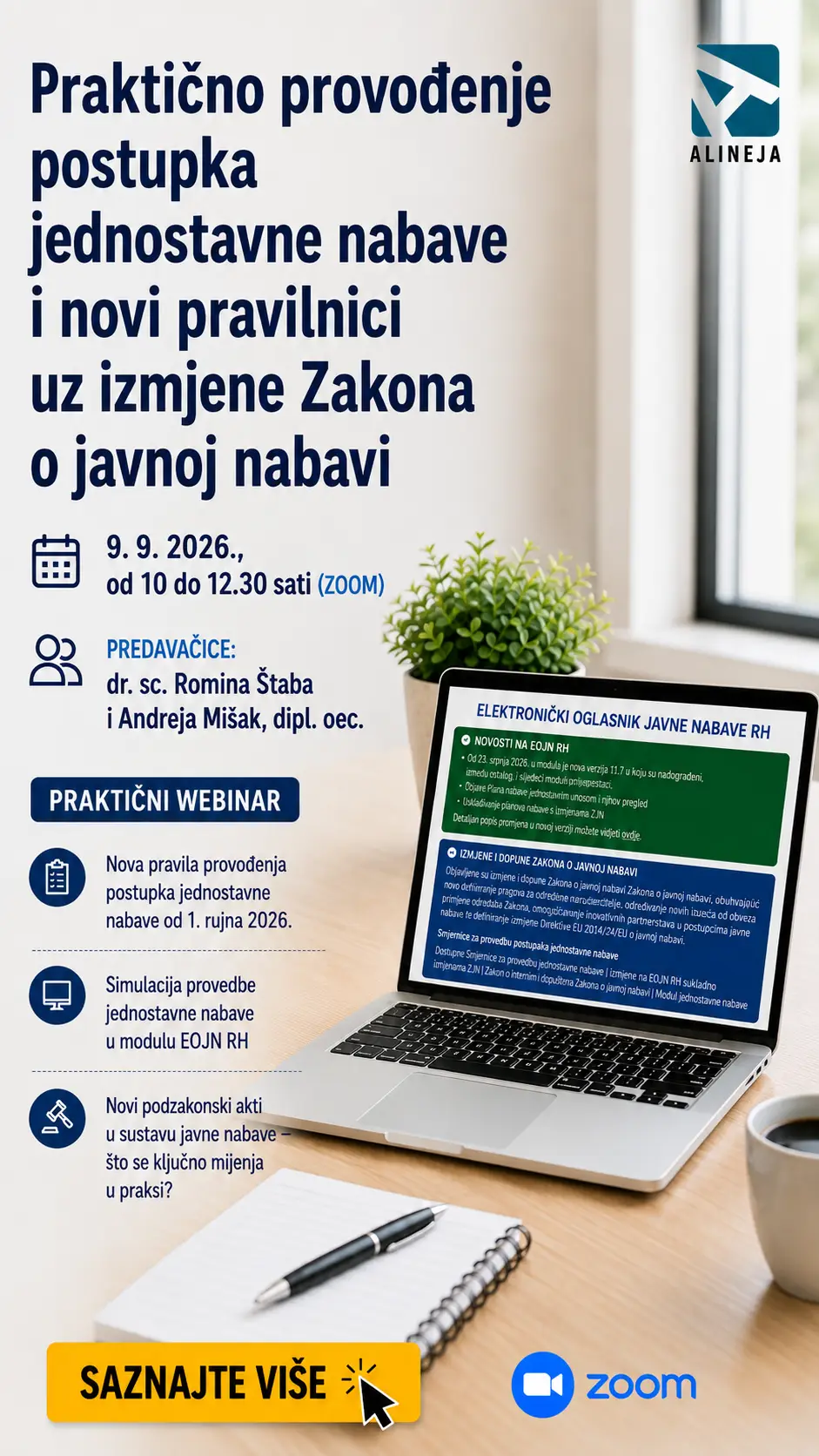 jednostavna nabava od 1.9.2026. i novi pravilnici uz izmjene Zakona o javnoj nabaavi